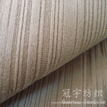Strip Embossed Velour 100% Polyester Home Textile Fabrics